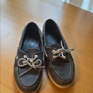 Sperry Loafers with White Laces
